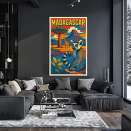 Madagascar Wildlife Adventure Poster