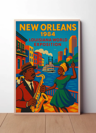 Louisiana World Exposition 1984 Cultural or Heritage Poster
