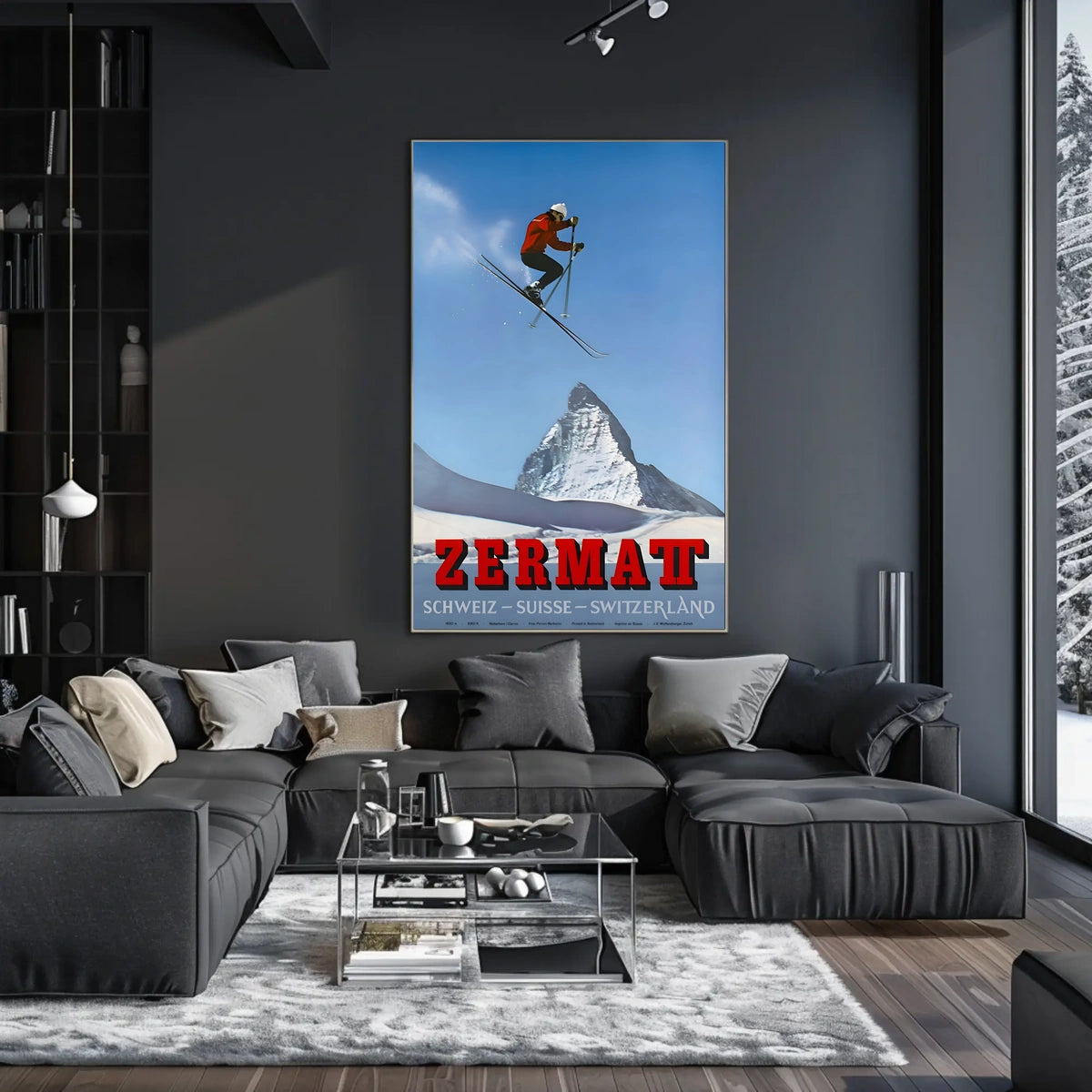 Zermatt Ski Adventure Poster