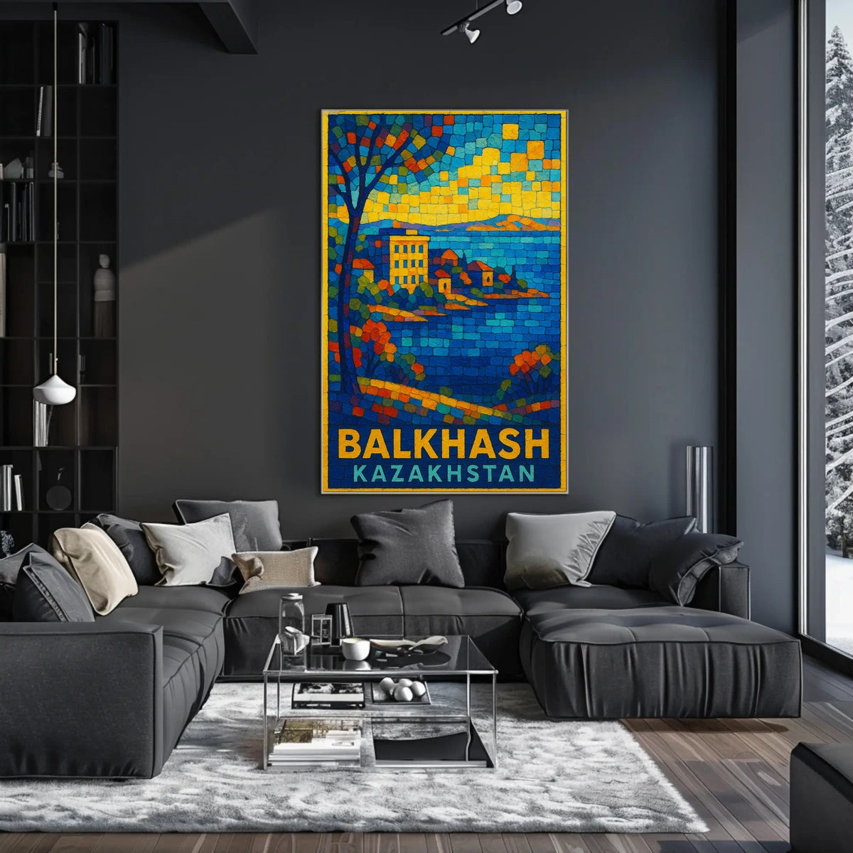 Balkhash, Kazakhstan Poster