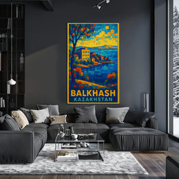 Balkhash, Kazakhstan Poster