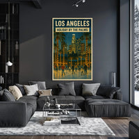 Holiday By The Palms In Los Angeles Poster