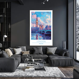 London Skyline Art Poster