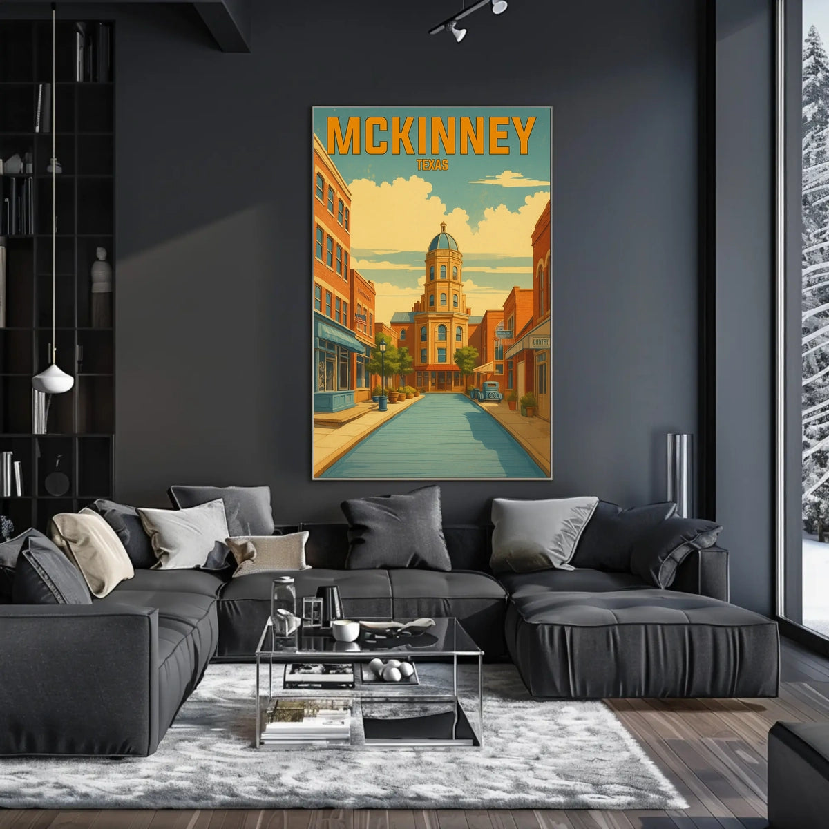 McKinney, Texas A Vintage Tribute Poster