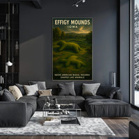 Effigy Mounds Of Iowa Poster