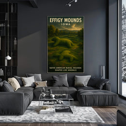 Effigy Mounds Of Iowa Poster