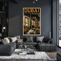 Dubai Poster Modernity Meets Tradition Wall Art For Home