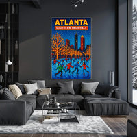 Atlanta Southern Snowfall Poster
