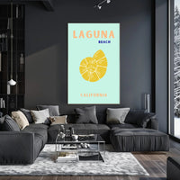 Laguna Beach Coastal Charm Travel Poster PosterGoat