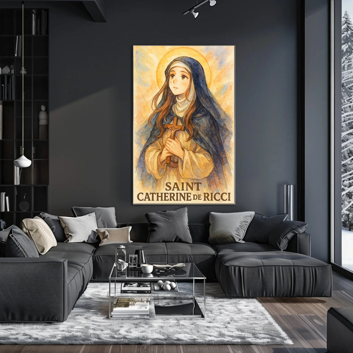 Saint Catherine De Ricci Patron Saint Heritage Poster