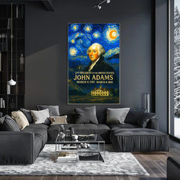 John Adams 2nd President of the United States Presidential Masterpiece Series Poster