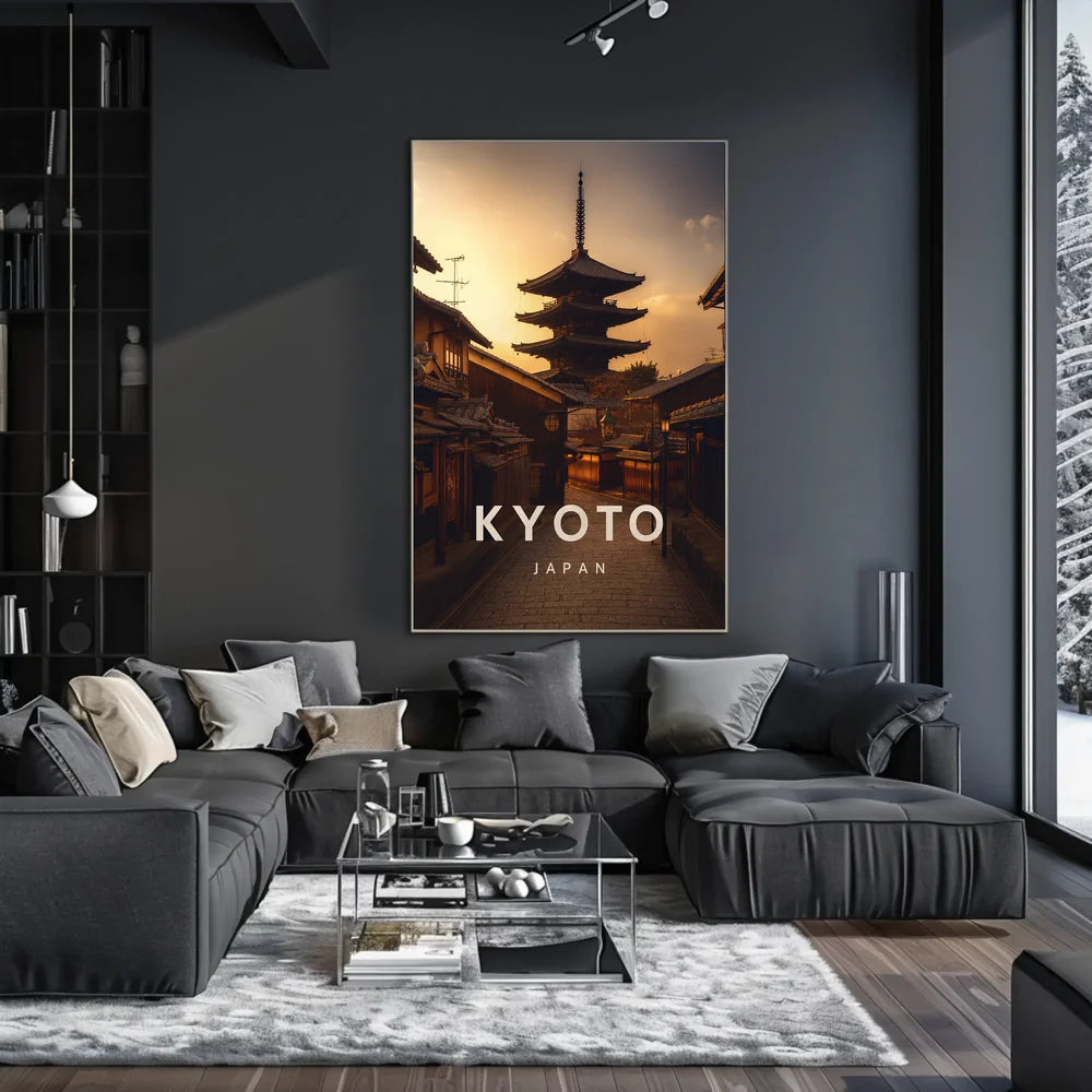 Kyoto Japan Cultural Heritage Art Poster