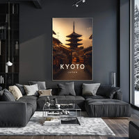 Kyoto Japan Cultural Heritage Art Poster
