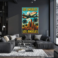 Los Angeles Travel Poster PosterGoat