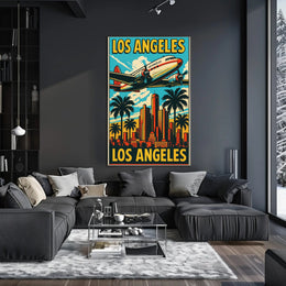Los Angeles Travel Poster PosterGoat