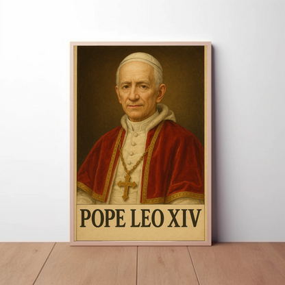 Portrait of Pope Leo XIV Portrait Poster