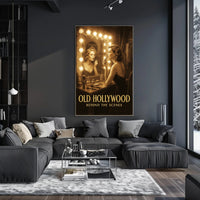 Old Hollywood Behind the Scenes Poster PosterGoat