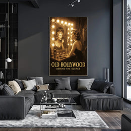 Old Hollywood Behind the Scenes Poster PosterGoat