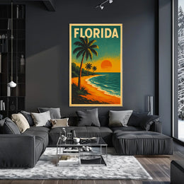 Florida Sunset Poster