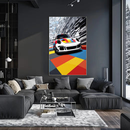 Vibrant Speed Poster PosterGoat