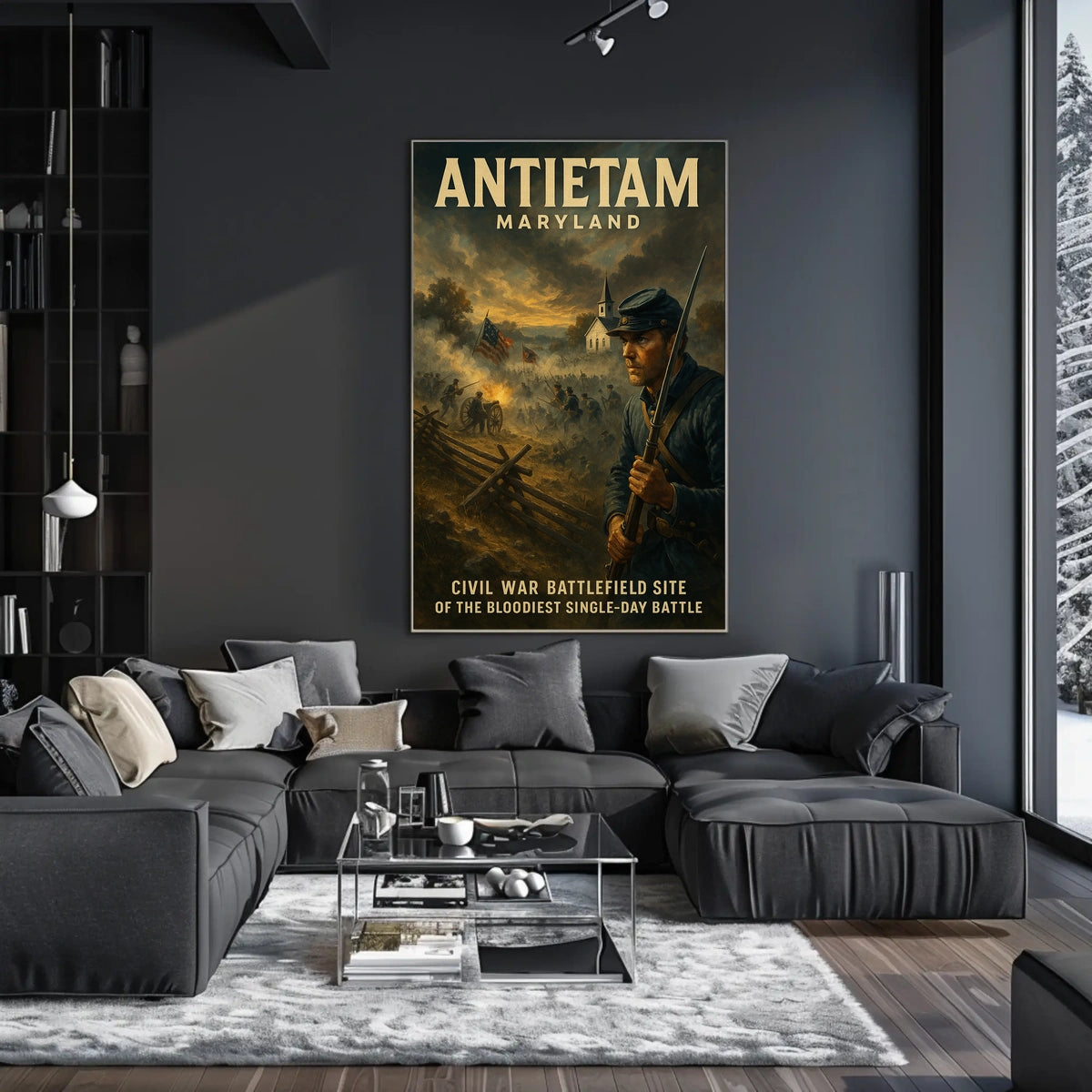Antietam Civil War Battlefield Poster