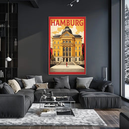 Hamburg Architectural Elegance Poster