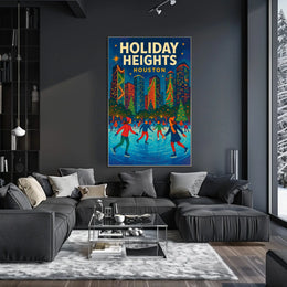 Holiday Heights in Houston Poster