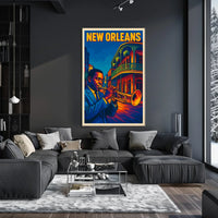 New Orleans Jazz Vibes Poster