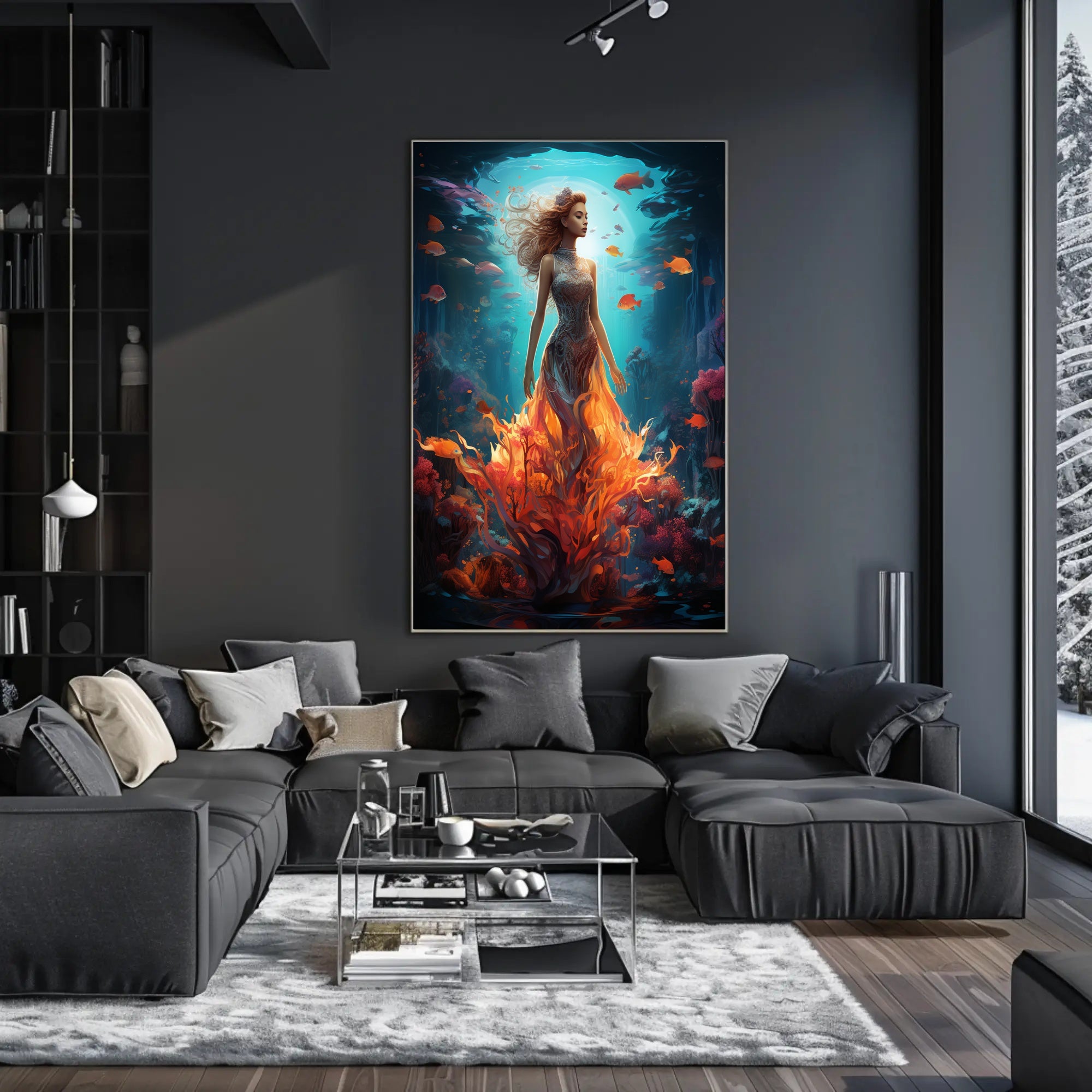 Oceanic Elegance Poster