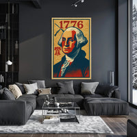 1776 George Washington Presidential Wall Poster Art