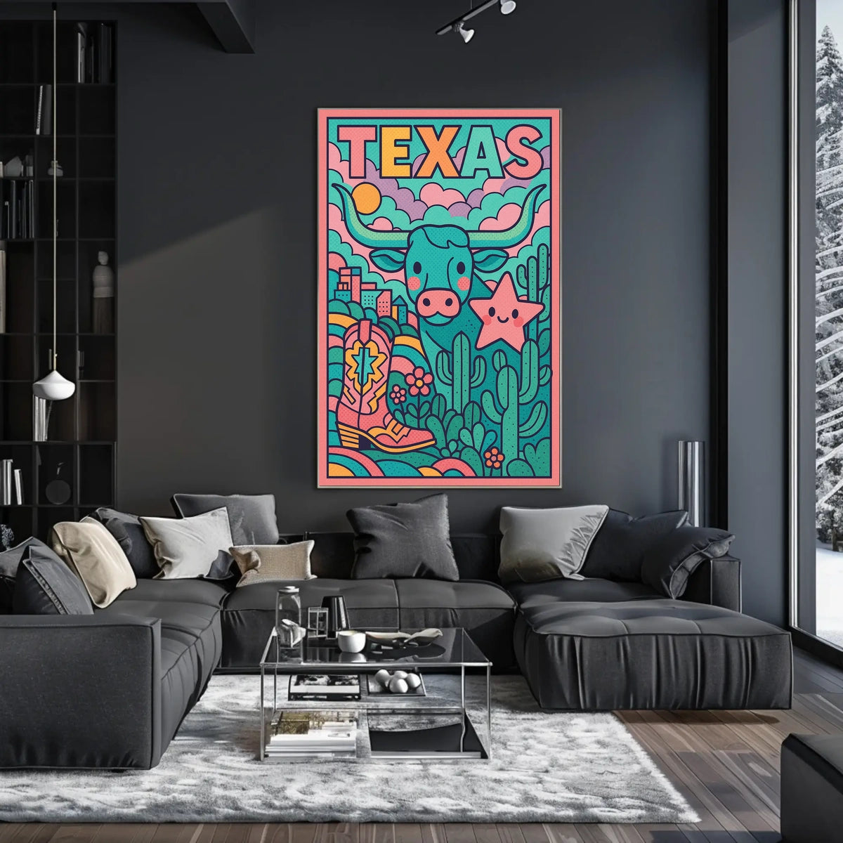 Texas Vibes Poster