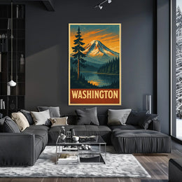 Scenic Washington Landscape Poster