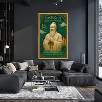 Confucius Legacy of Wisdom Wall Art Print PosterGoat