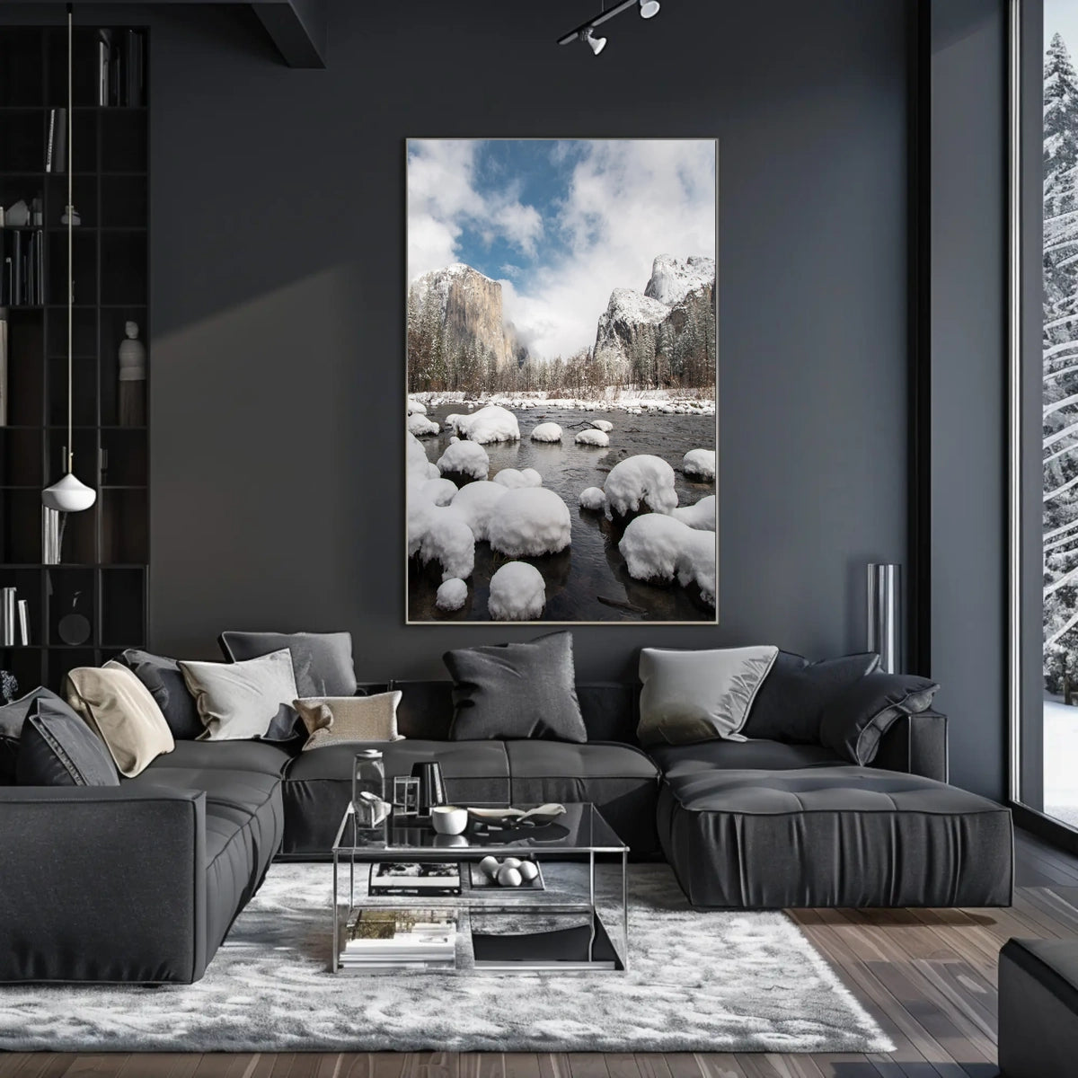 Winter Wonderland in Tranquil Yosemite National Park Poster