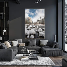 Winter Wonderland in Tranquil Yosemite National Park Poster