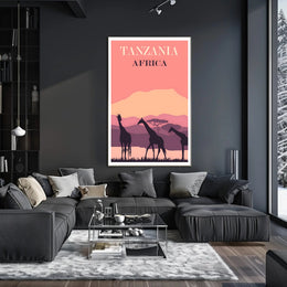 Tanzania Safari Adventure Poster