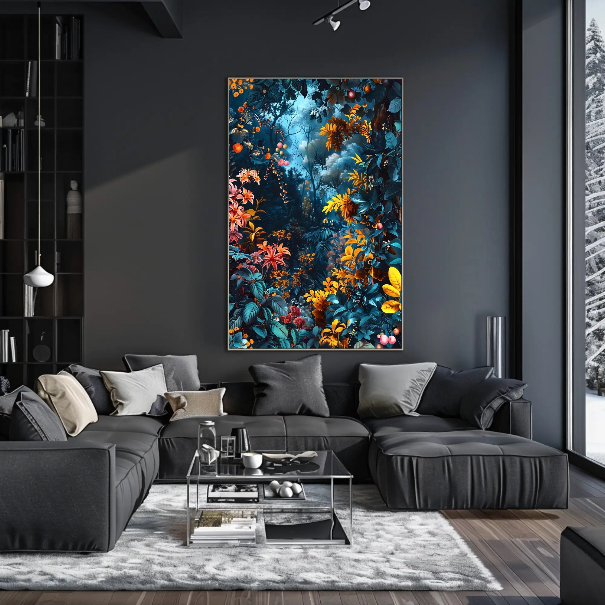 Enchanted Forest Wall Art Print for Decor