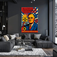 Franklin D. Roosevelt The New Deal Era Poster PosterGoat