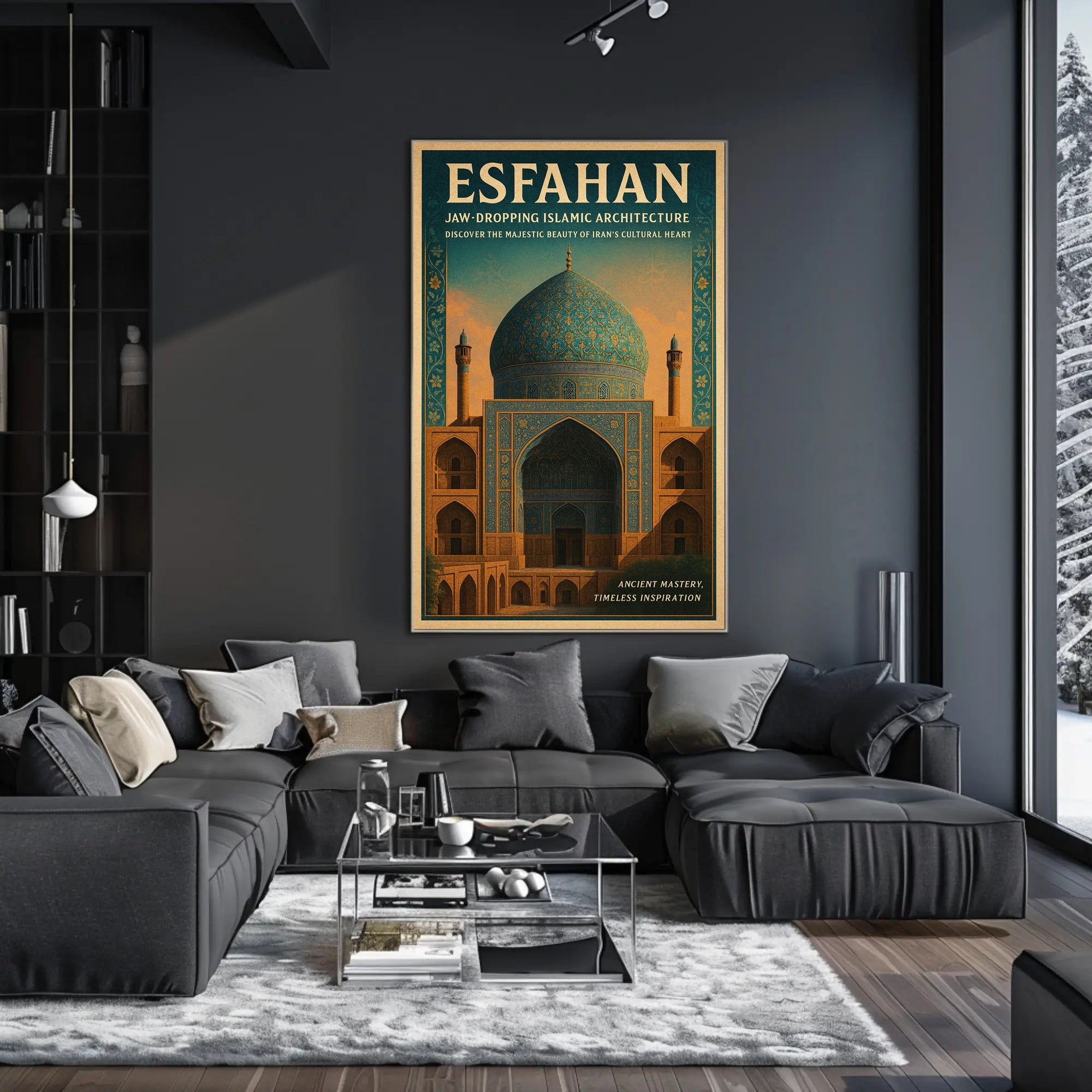 Esfahan – Majestic Beauty of Iran Poster PosterGoat