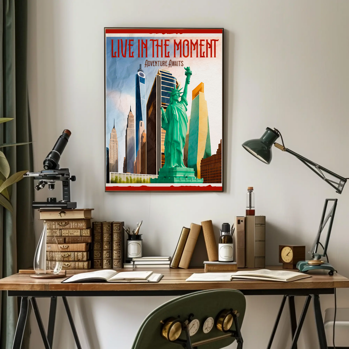 Vintage Poster New York City Liberty