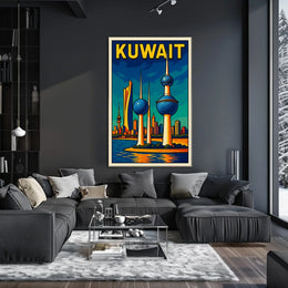 Kuwait Cityscape Poster