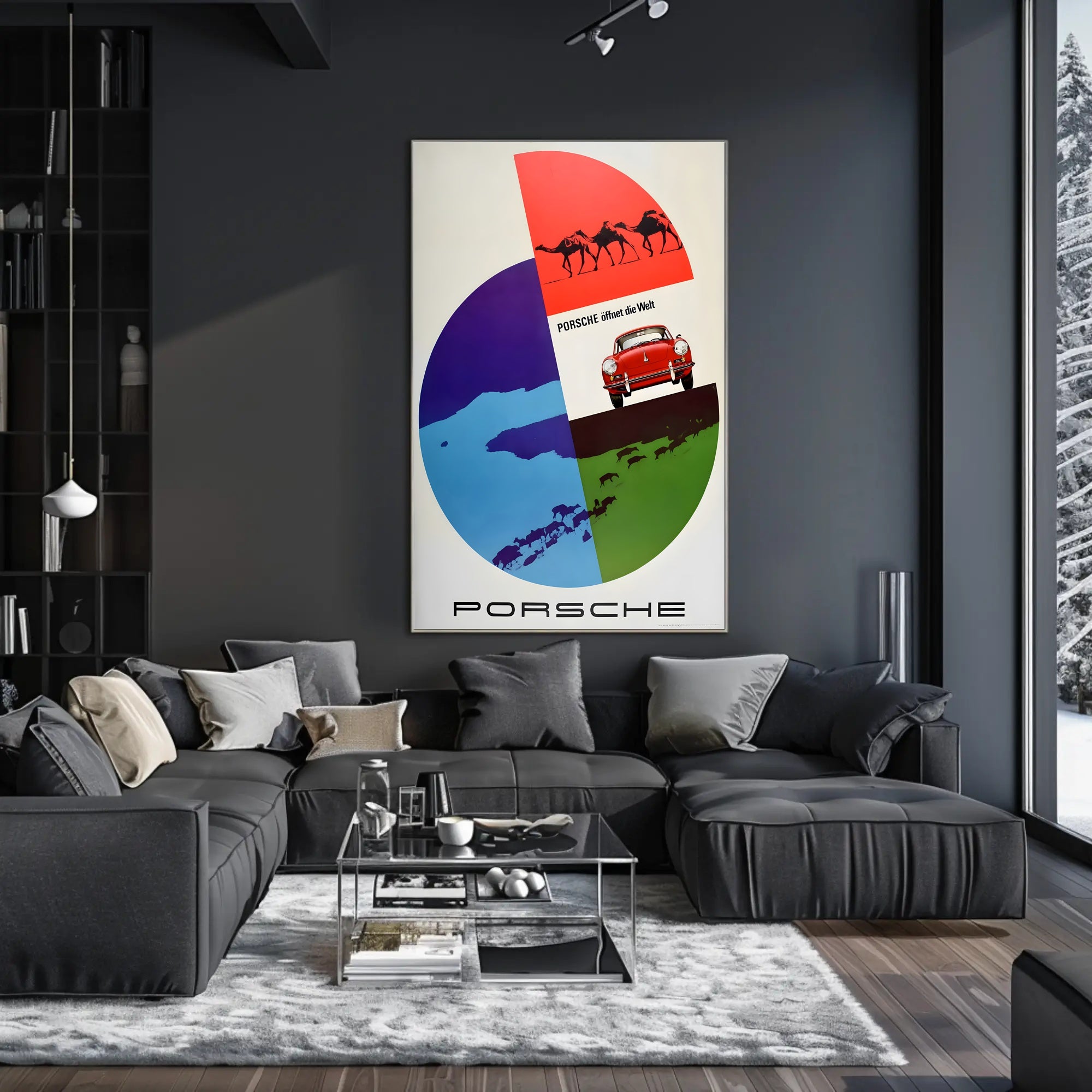 Porsche Opens the World Poster