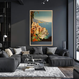 Coastal Townscape Poster