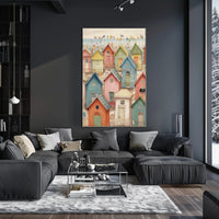 Seaside Cottages Poster