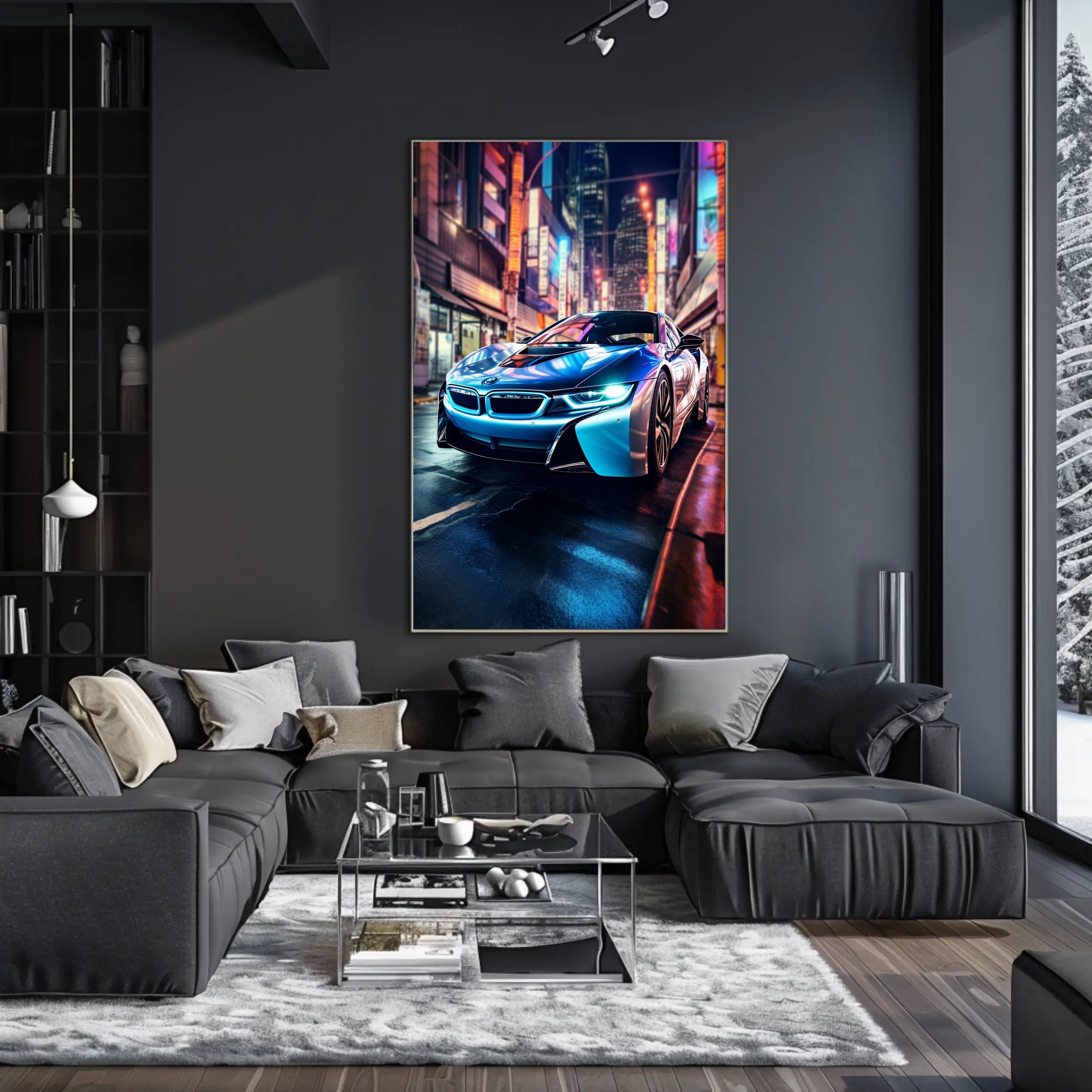 Sleek Urban Ride Poster PosterGoat
