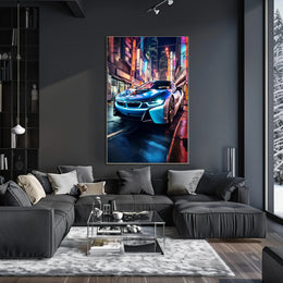 Sleek Urban Ride Poster PosterGoat