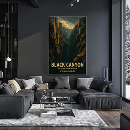 Black Canyon Of The Gunnison Poster