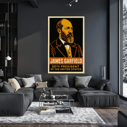 James Garfield 20th President Poster