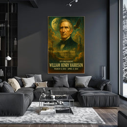 William Henry Harrison Historic Neoclassical Realism Poster