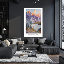 Rocky Mountains Poster PosterGoat